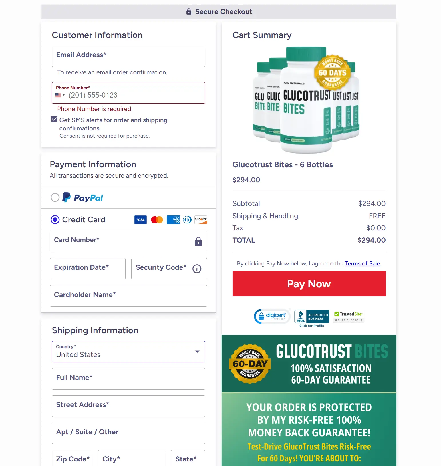 GlucoTrust Bites order
